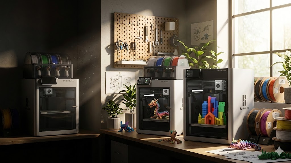 diferencias Bambu lab X1, P2S Y H2S